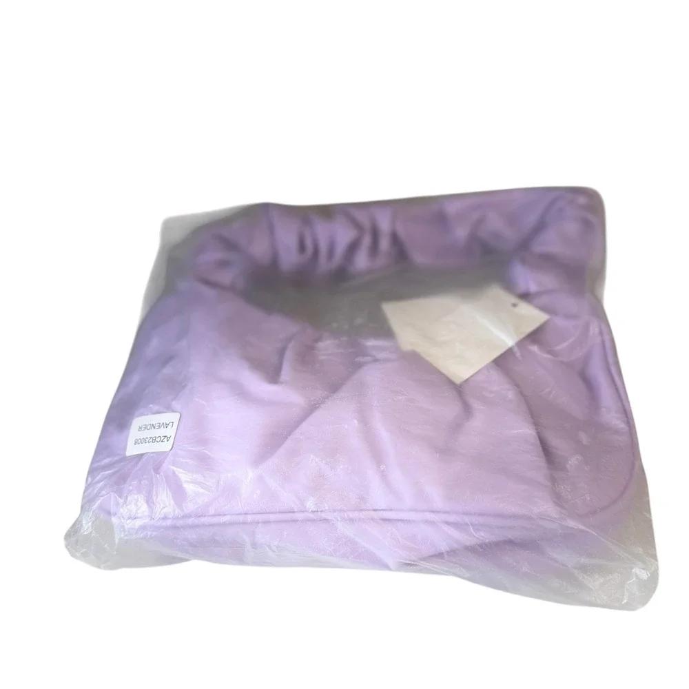 Avenue Zoe Lavender Ruched Hobo Shoulder Bag Y2K Coquette Soft Girl‎ NWT